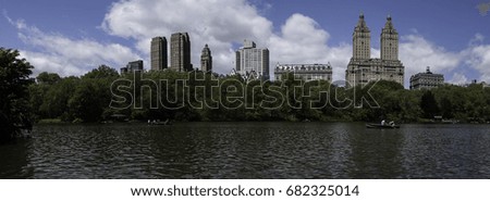 Central Park lake view
