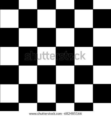 black and white racing and checkered pattern background. Seamless black and white tile