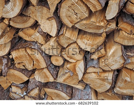 chopped wood background