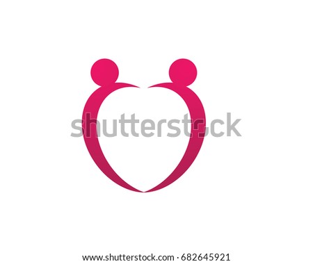 Love Logo Vector Template
