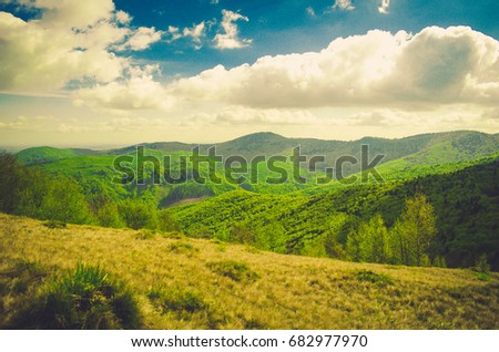 Carpathian view Royalty-Free Stock Photo #682977970