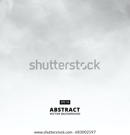 Abstract white cloud detail in blue sky vector illustration background with copy space