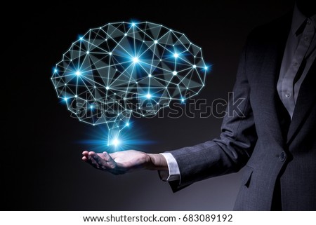 AI (artificial intelligence) concept. Royalty-Free Stock Photo #683089192