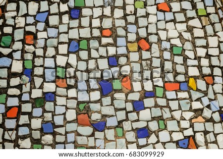 Abstract colorful mosaic background of tiles