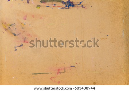Blank or empty cork board background for placing drawing or sketching papers, art textured background copy space for text insertion or design