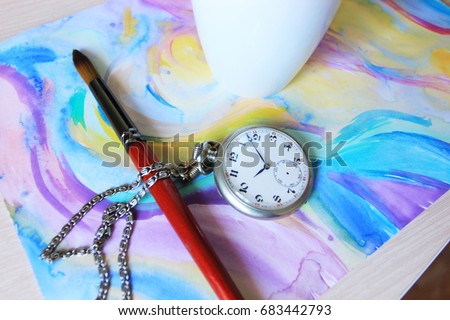 Clock or Day off, Be creative, Time management, Hobby, Be happy and be creative