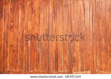Grunge wooden wall