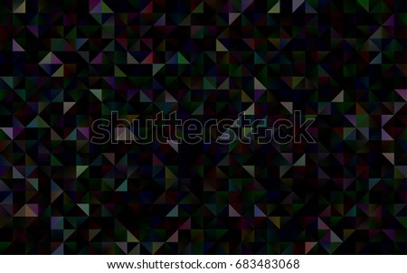 Light Red vector triangle mosaic pattern. A completely new color illustration in a vague style. The elegant pattern can be used as part of a brand book.