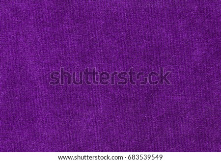 velour or velvet fabric background, texture. Purple color, high resolution Royalty-Free Stock Photo #683539549