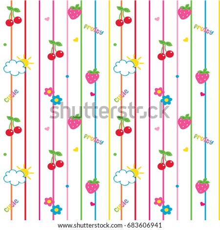 Strawberry vector  pattern seamless background , for wrapping paper, greeting cards, posters, invitation