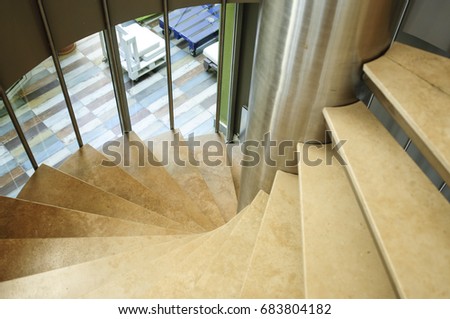 Stairs in a building