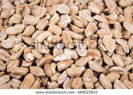  Close up of baked salted peanuts marinated. background image