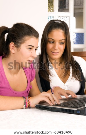 students and computer