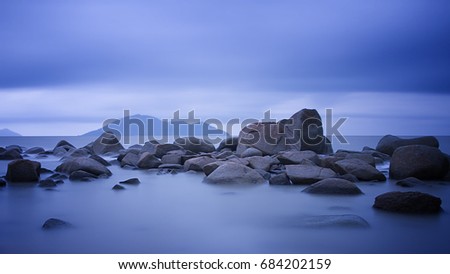 The Rocks at Turtle Beach Singkawang - Amazing Indonesia Landscape Photo Series