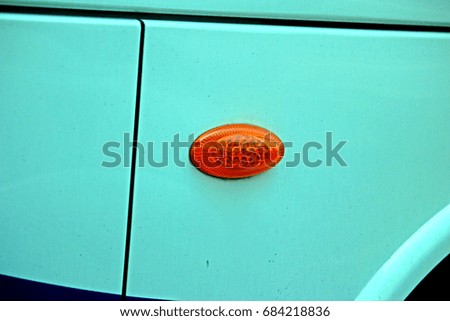 Rear lamp of the bus