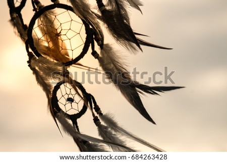 Dreamer with a sunshine background Royalty-Free Stock Photo #684263428