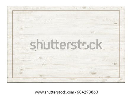 Wooden label isolated over white background