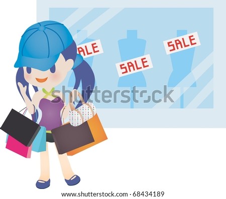 Happy Shopping with Attractive Girls