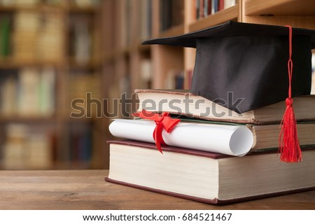 Cap graduation. Royalty-Free Stock Photo #684521467