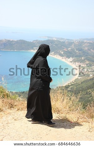 Nun in black 