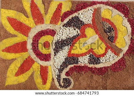 Spice art, picture of spices and herbs