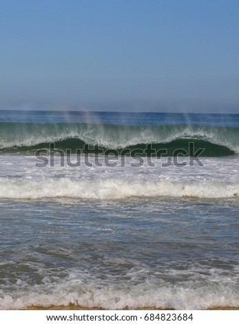 big wave Royalty-Free Stock Photo #684823684
