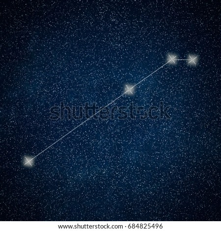 Aries Constellation. Zodiac Sign Aries constellation lines Zodiac Sign