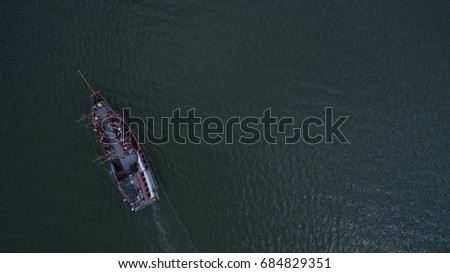 Excursion to the sea by ship