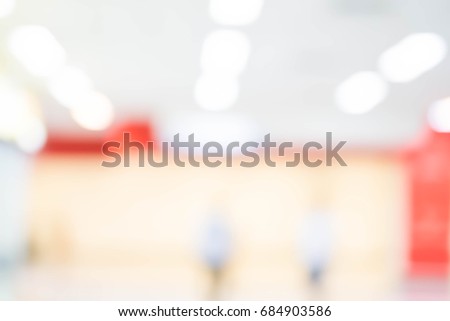 Abstract Blurred Bokeh Light In Hall Shopping Mall Colorful Defocus Art Abstract Background