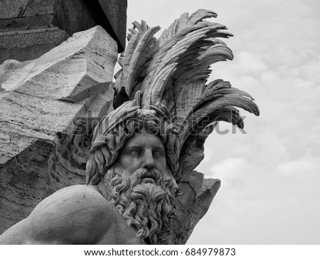 Rome statue Royalty-Free Stock Photo #684979873