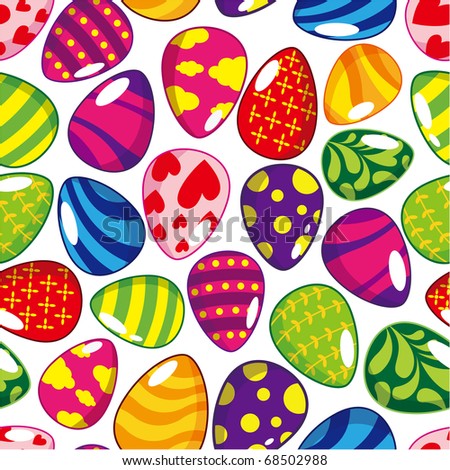 seamless Easter egg pattern