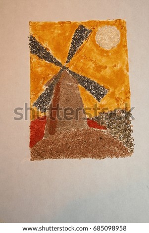 Spicy art, pictures from spices, herbs and seeds, 