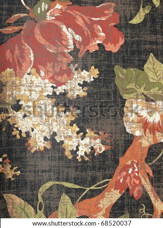 oriental decorative floral background. More of this motif & more florals in my port.