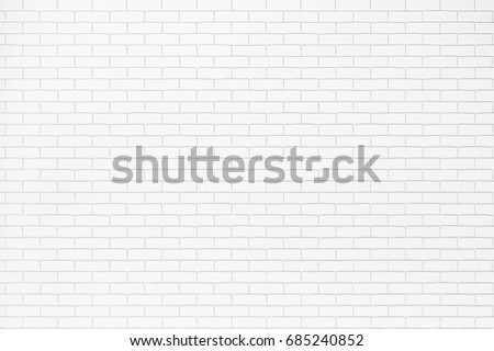 Pattern white brick wall texture in modern style reflected minimalism ,Zen way of life. background is for backdrop design, composition art image, website, magazine or graphic for commercial campaign