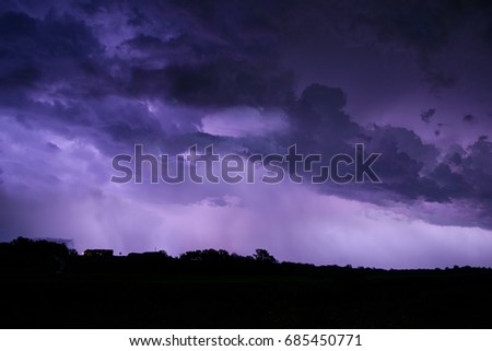 An Electric Sky Royalty-Free Stock Photo #685450771