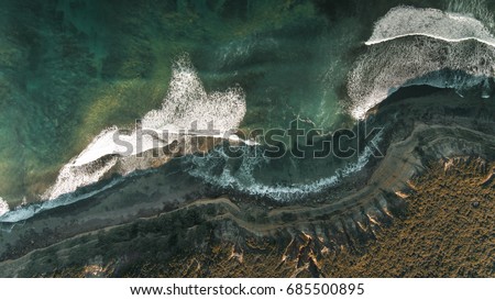 Aerial View of Australian Coastline