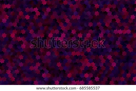 Dark Purple vector abstract textured polygonal background. Brand-new blurry hexagonal design. Pattern can be used for background.