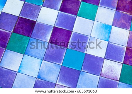 image of colored tiles , use for background