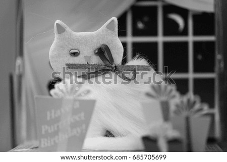 Lovely cartoon paper Cat
