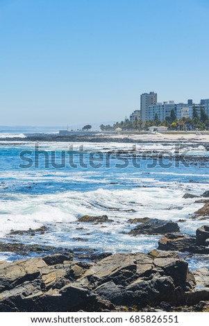 Seapoint Promenade Cape Town City Royalty-Free Stock Photo #685826551