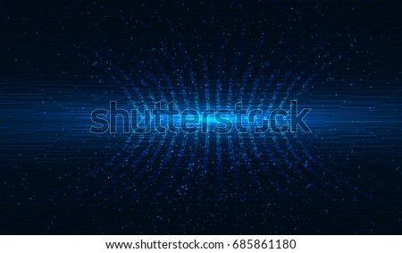 Raster version. Dark blue color Light Abstract pixels Technology background for computer graphic website internet. circuit board. text box.