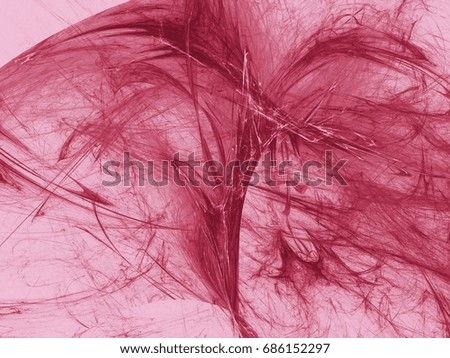 Red color toned  monochrome abstract fractal illustration. Design element for book covers, presentations layouts, title and page backgrounds.Raster clip art.