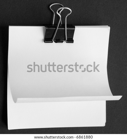 write note on it! Notebook Paper with Clip