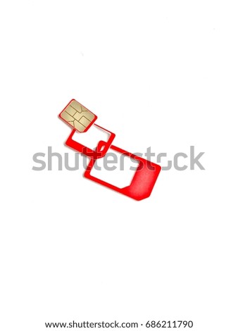 Sim card for mobile phone
