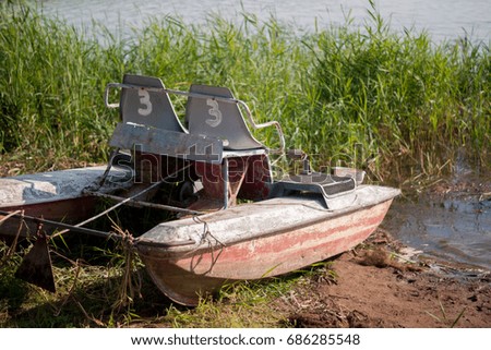 Old catamaran