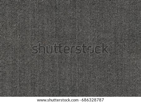Poliviskon herringbone with fleece, grey color texture backdrop high resolution Royalty-Free Stock Photo #686328787