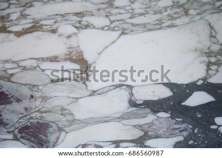 White marble texture with natural pattern for background. 