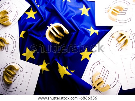 Euro on the flag