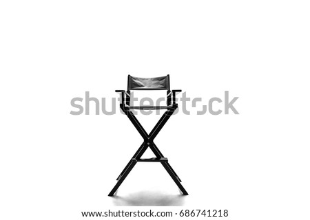 Director's chair as a boss concept Royalty-Free Stock Photo #686741218