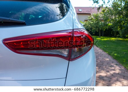 Hyundai Tucson back light Royalty-Free Stock Photo #686772298